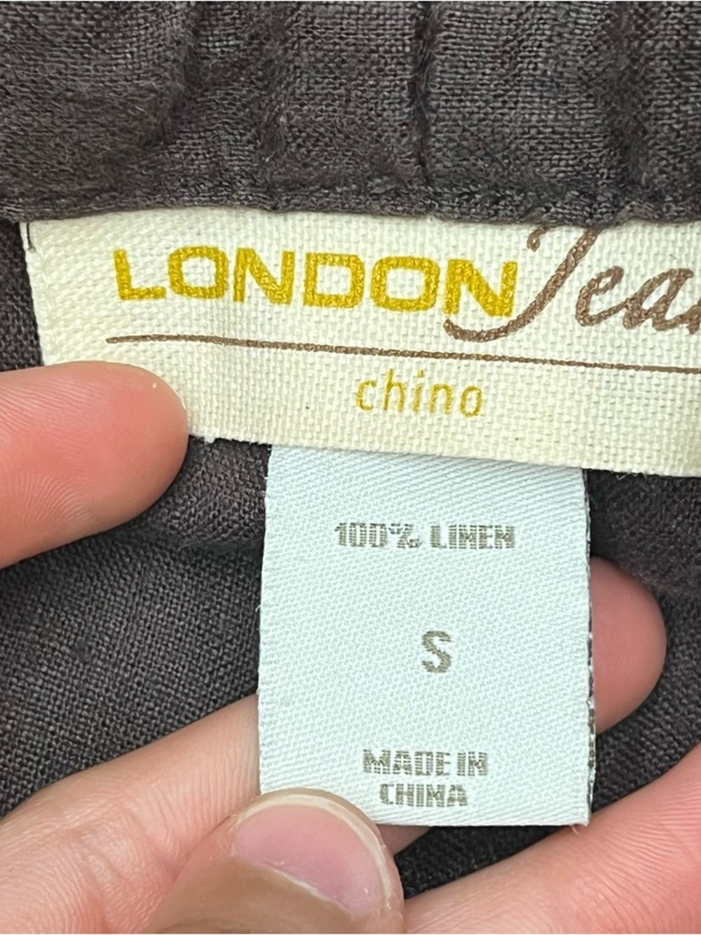 London Jean women’s 100% linen chino the Marisa Fit pants - Picture 4 of 7